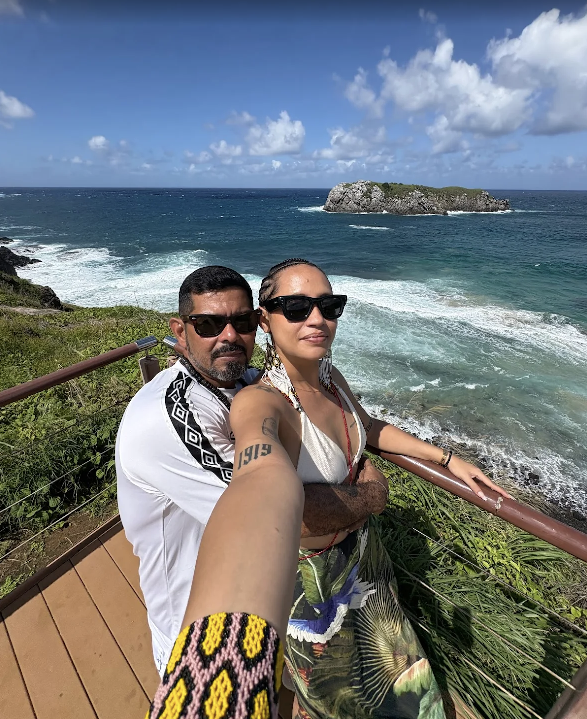 Samara Pinto em Fernando de Noronha